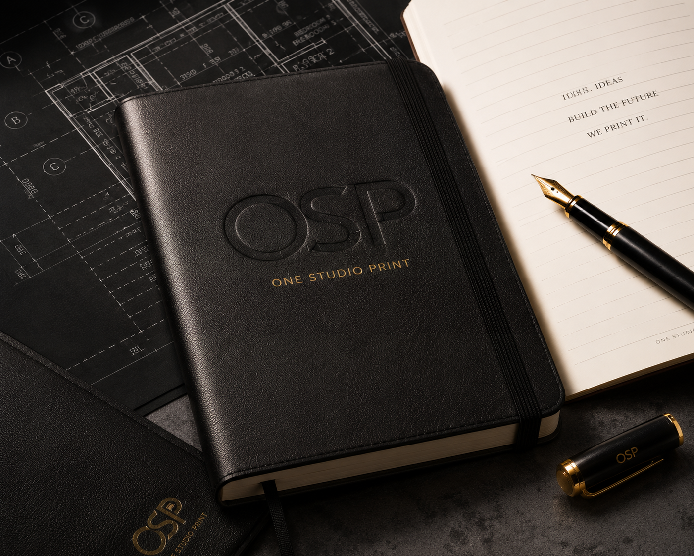 Engraved Leather Notebook