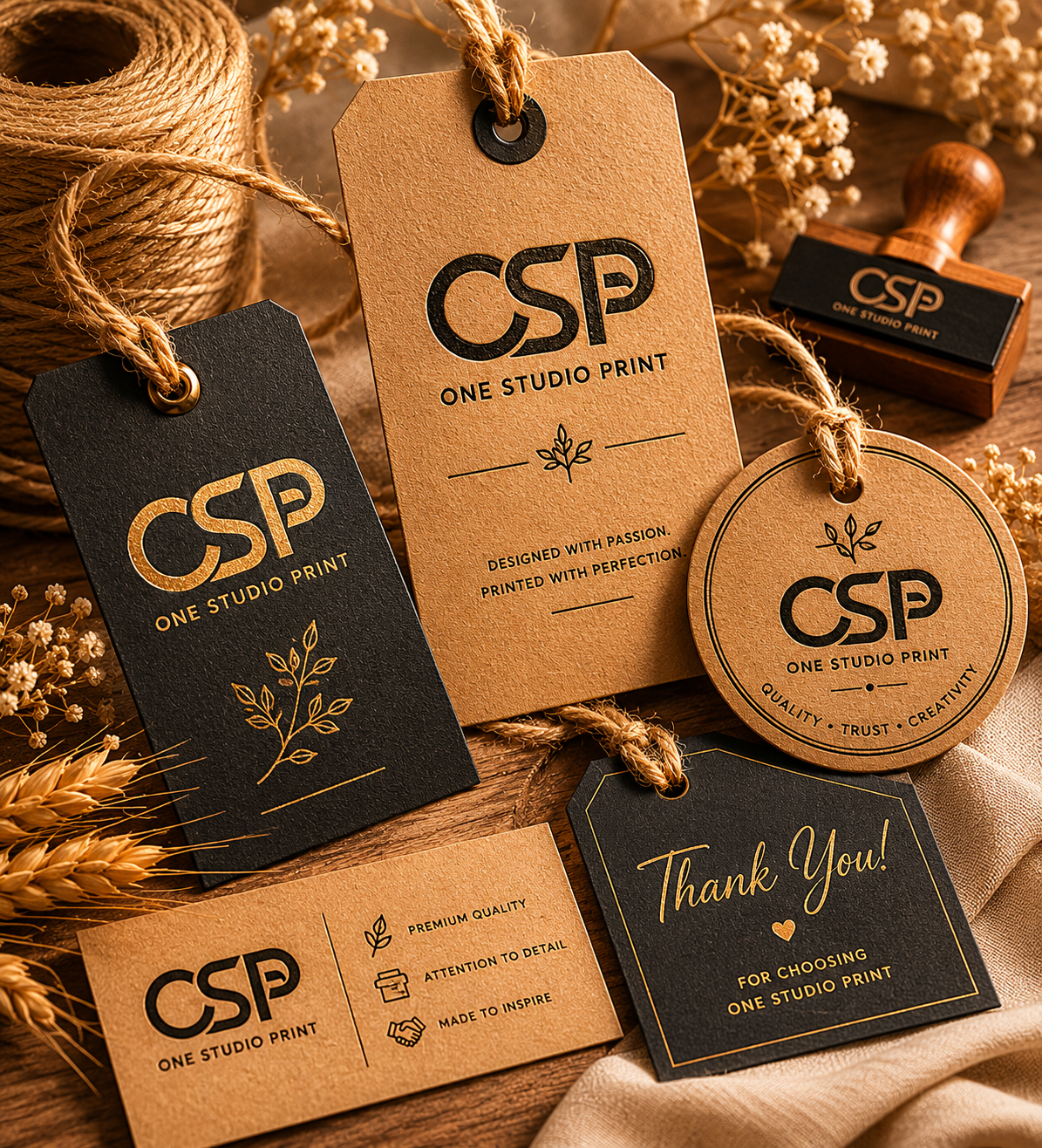 Rustic Kraft Tags